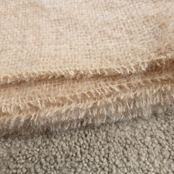 NWOT Wool Mohair Oblong Scarf Earthy Boho - Picture 9 of 9